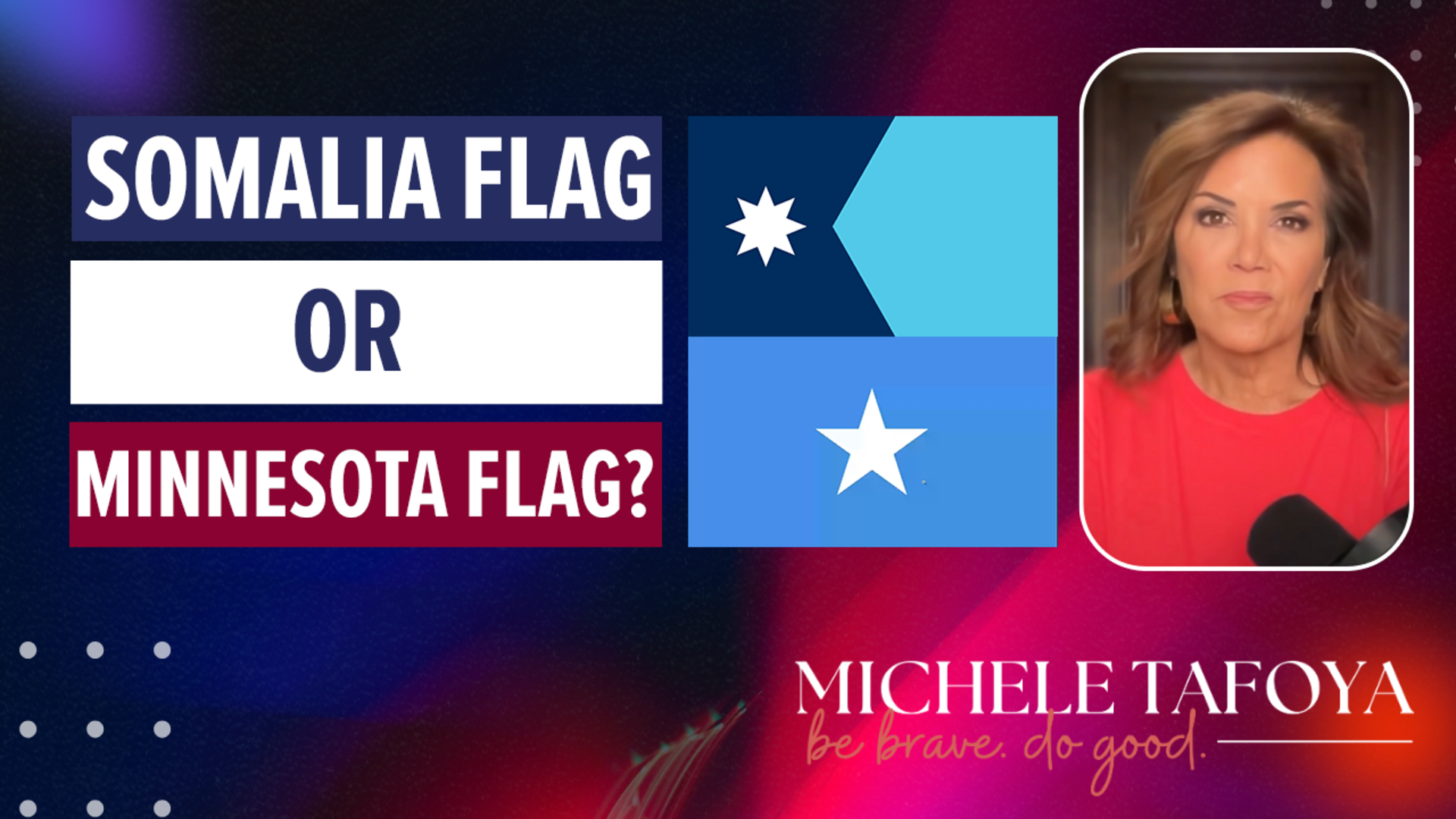 Can you tell which one is the Somalian Flag and which one is Tim Walz' new Minnesotan flag?