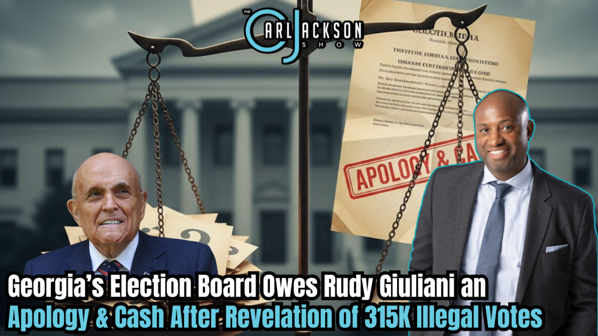 Georgia’s Election Board Owes Rudy Giuliani an Apology & Cash After Revelation of 315K Illegal Votes