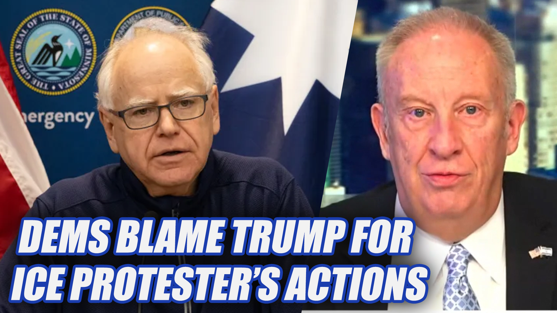 Tim Walz Calls For National Guard To "Go To War" With ICE