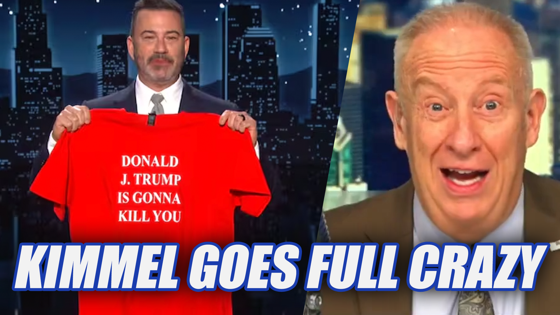 Jimmy Kimmel Says "Donald J Trump Is Gonna Kill You"