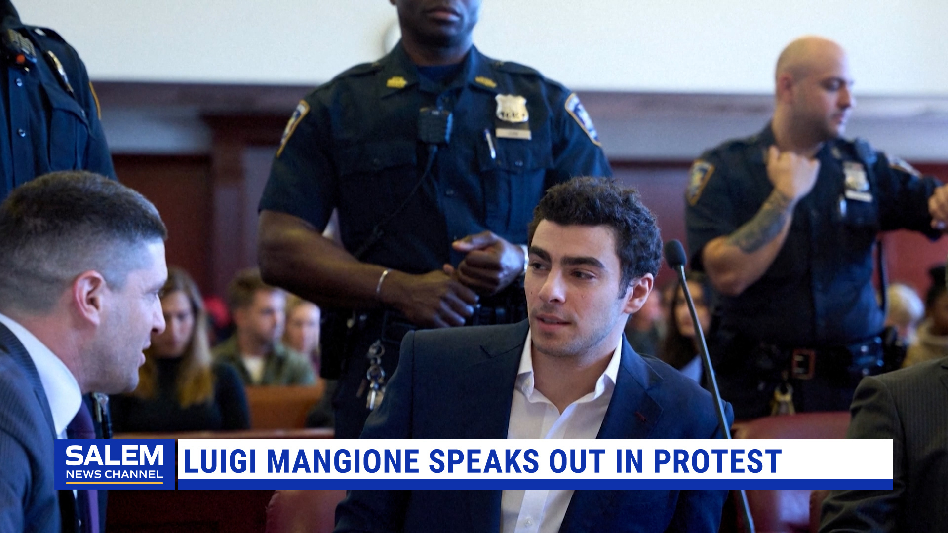 Luigi Mangione Speaks Out In Protest As Judge Sets State Murder Trial ...