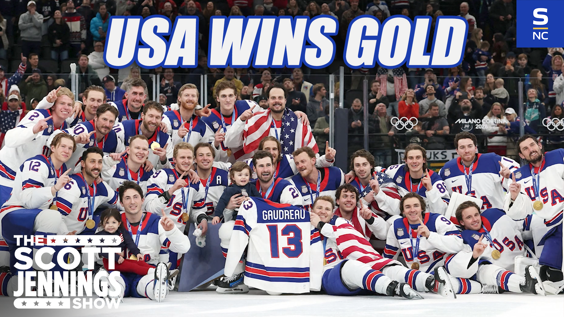 USA Men's Hockey Wins Gold, and Show National Pride