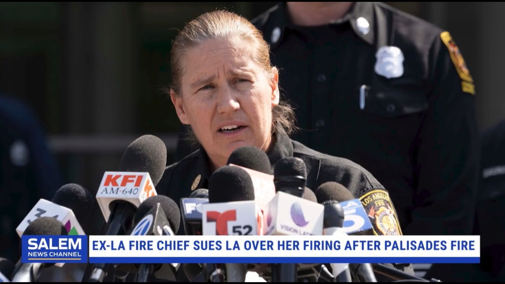 Former L.A. Fire Chief Sues City Over Her Firing After Palisades Fire