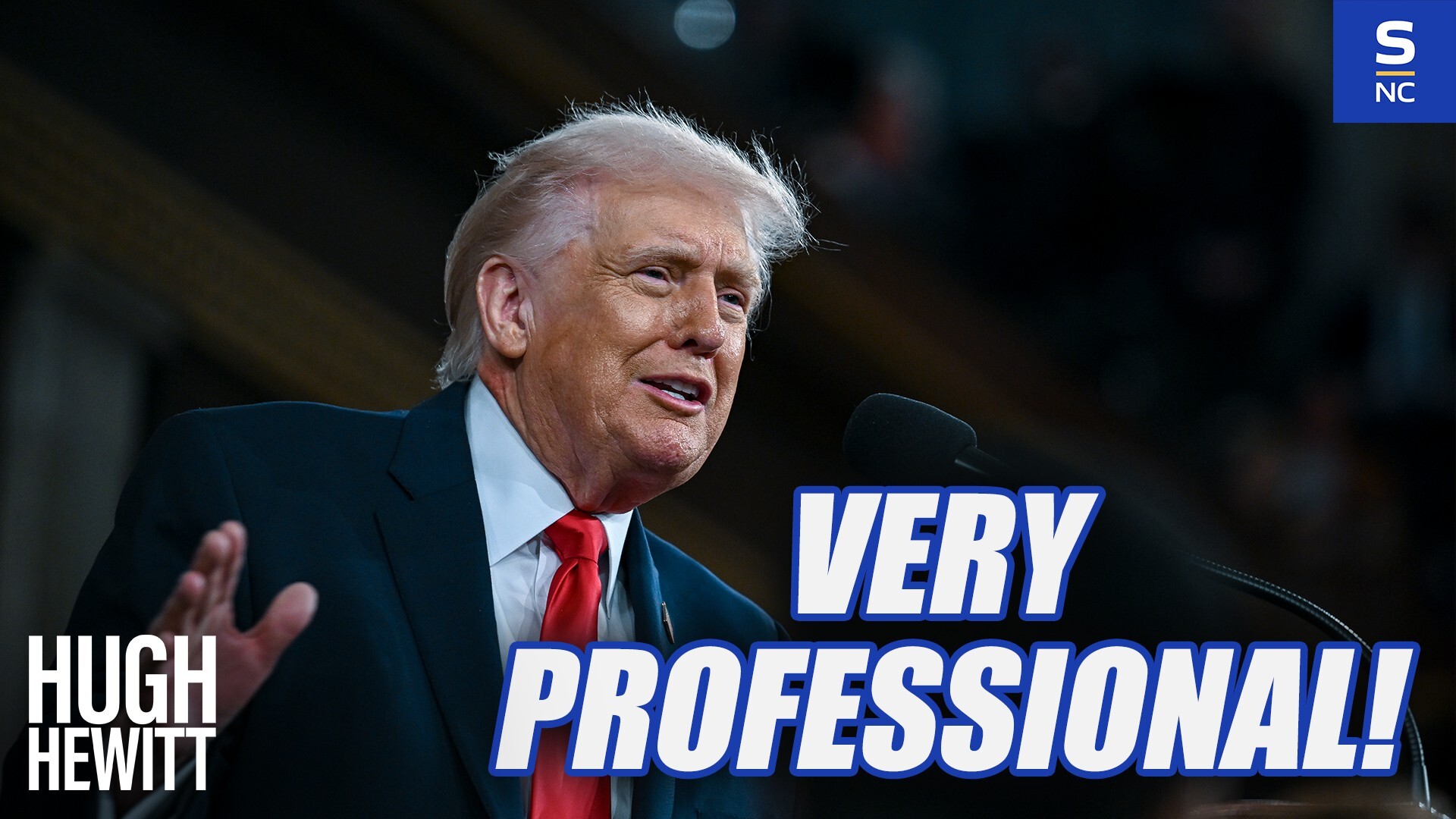 Most Professional Trump has ever Been?