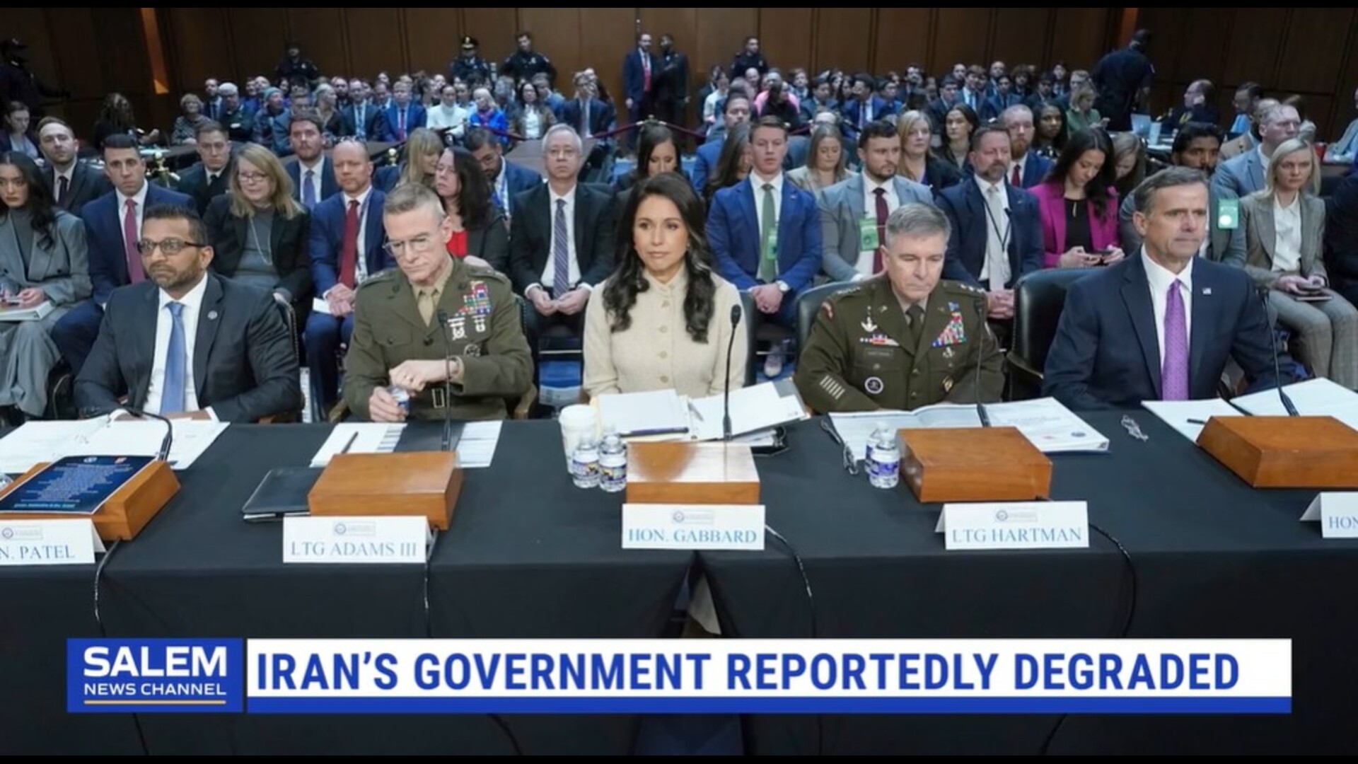 US intelligence says Iran’s government degraded, but appears intact