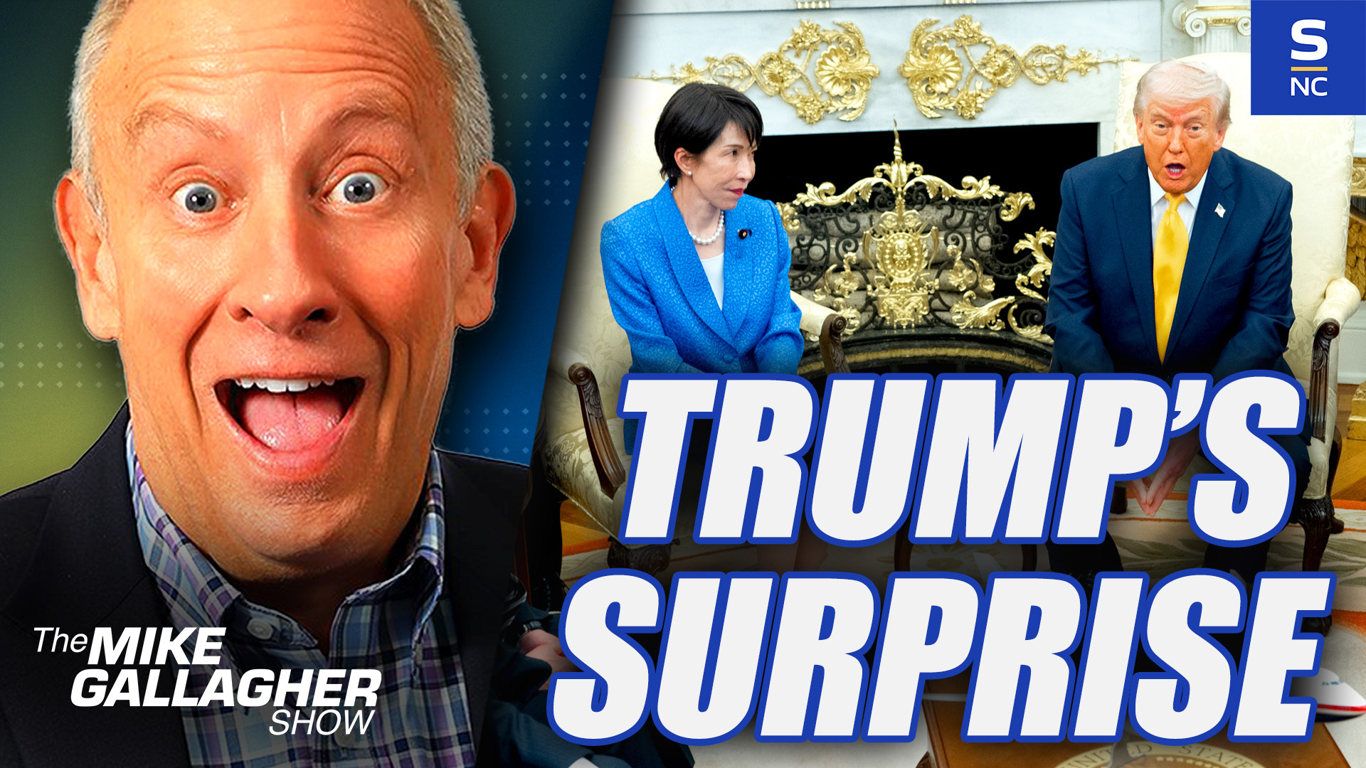 Trump Surprises Japanese Reporter & Prime Minister At White House