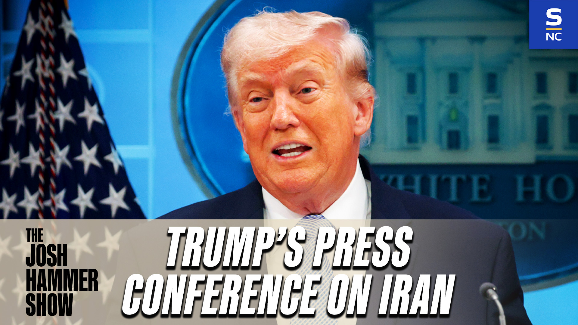 Trump Give's Press Conference On Iran