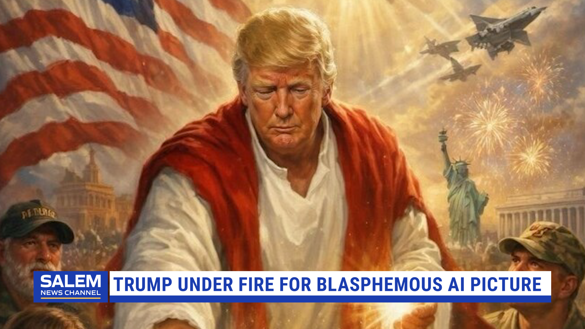 Trump Faces Backlash After Sharing Controversial AI Image on Truth Social