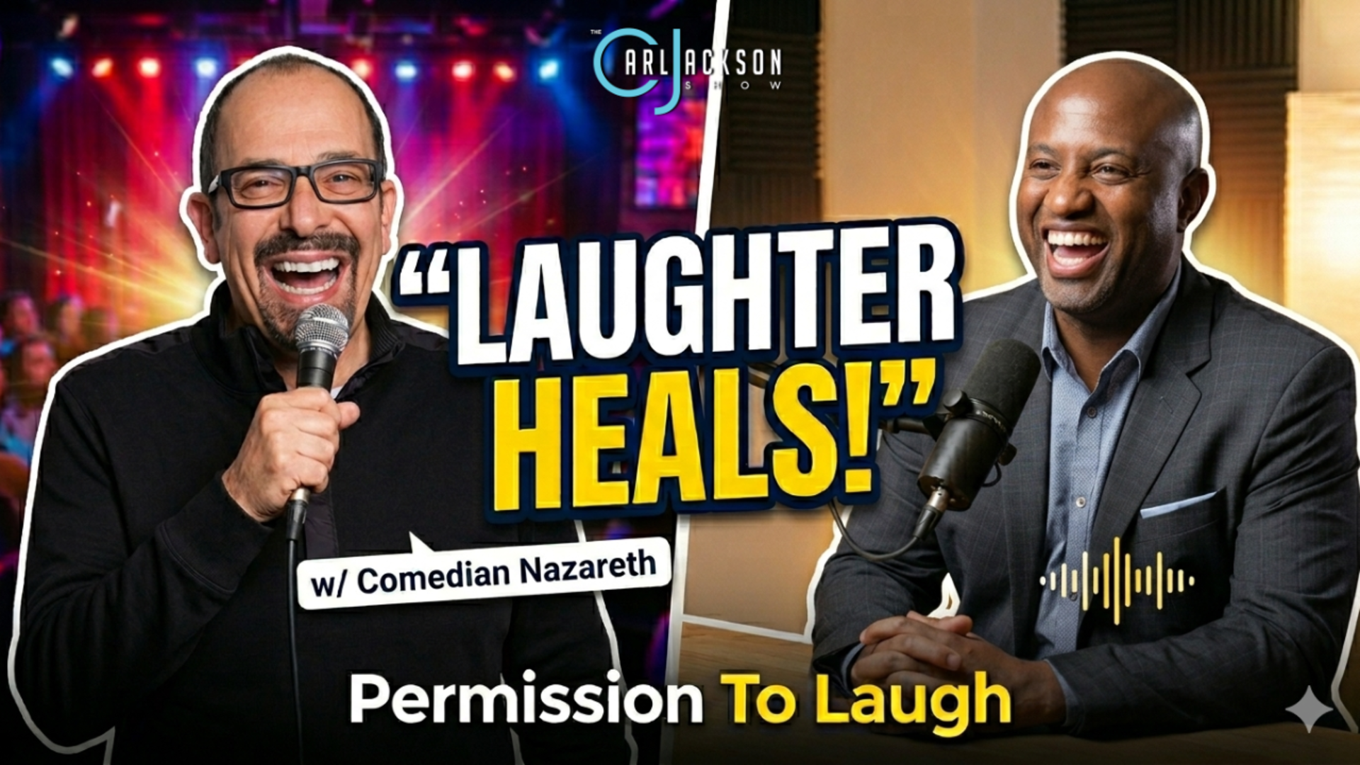 Permission To Laugh: The Healing Power Of Comedy With Comedian Nazareth