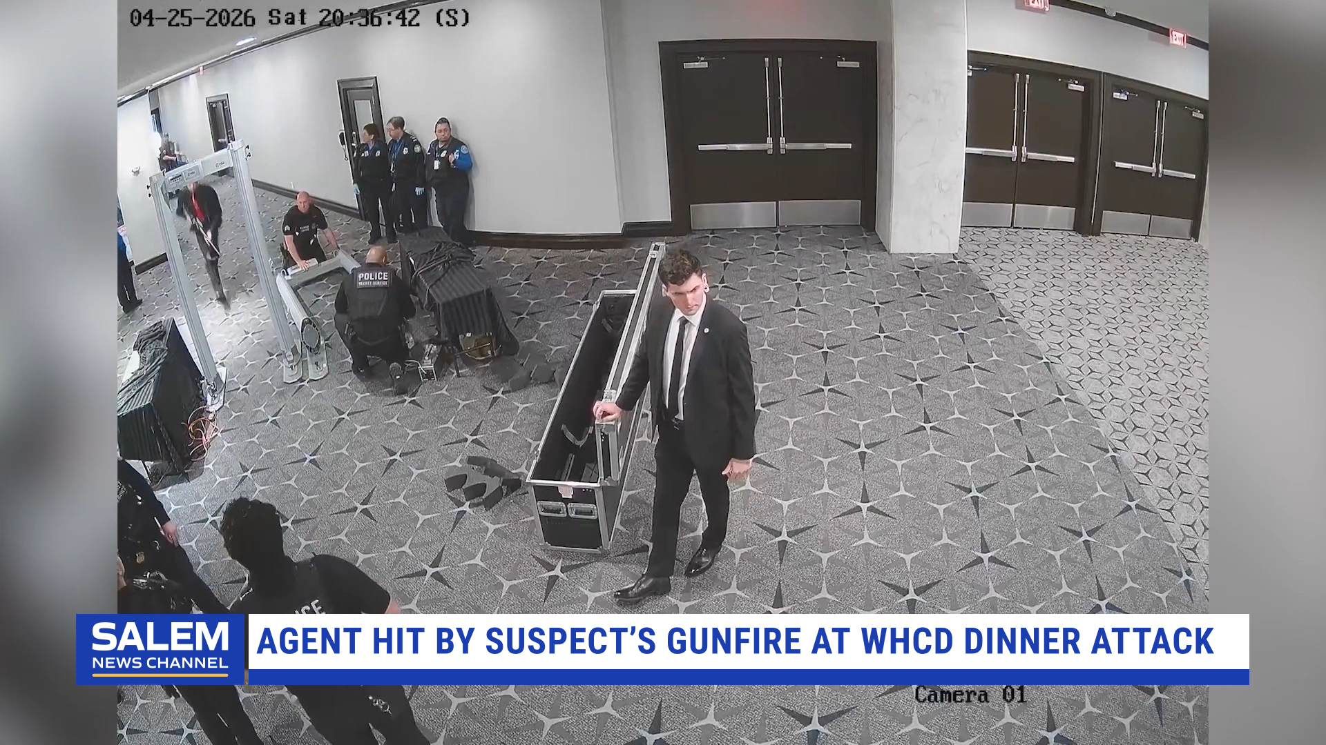 Officials Confirm Agent Was Hit By Suspect’s Gunfire At WHCD Dinner Attack