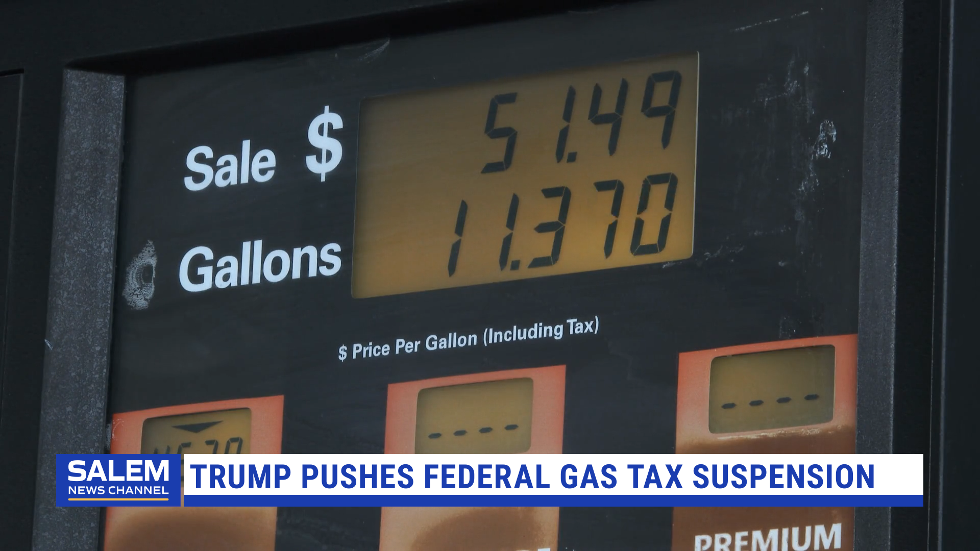 Trump Pushes Federal Gas Tax Suspension