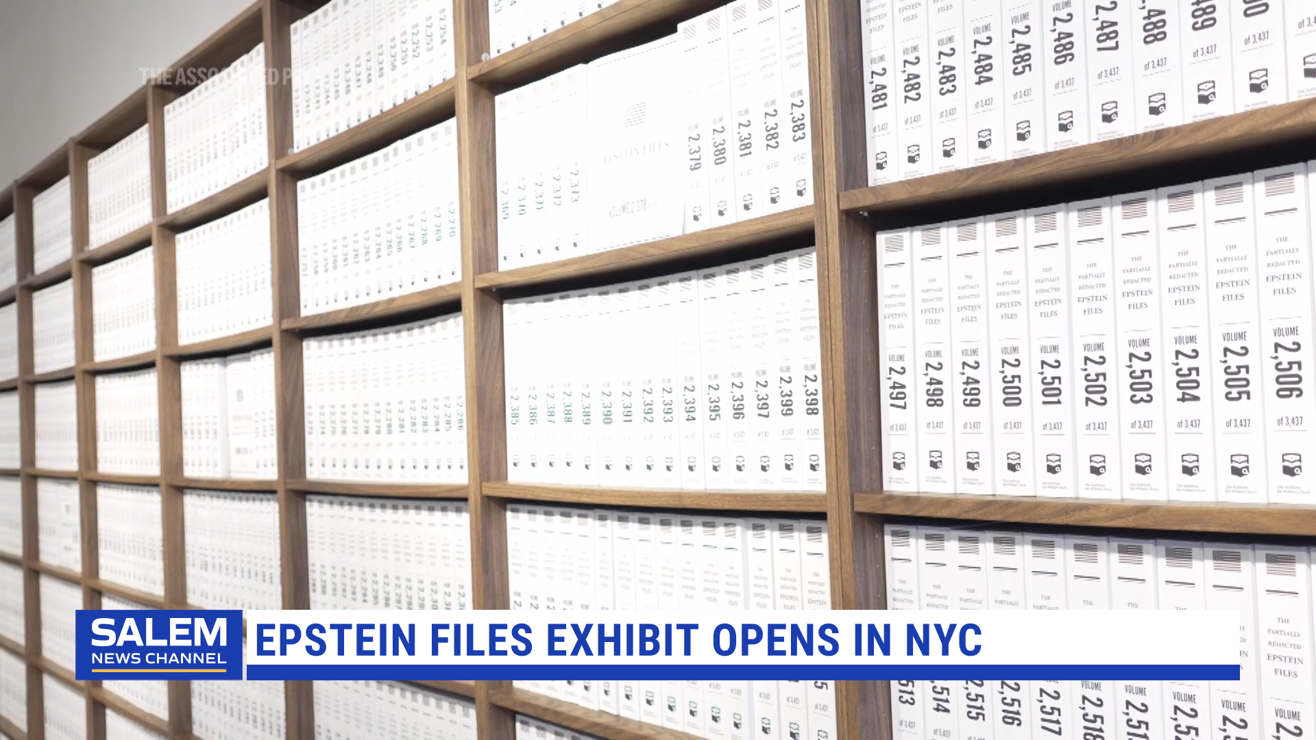 NYC Exhibit Showcases Millions Of Epstein Case Files