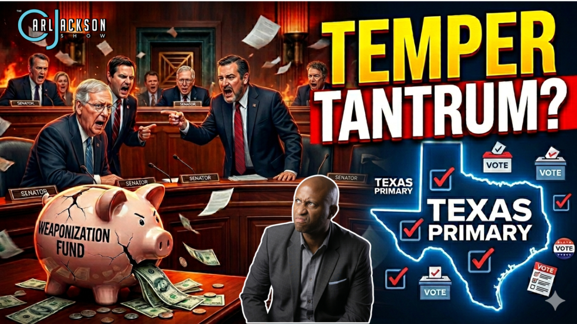 Senate GOP Throw Temper Tantrum Over Texas Primary & Weaponization Fund