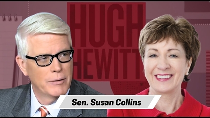 Sen. Collins joined Hugh to discuss President Trump’s request for $1.5 trillion in Pentagon spending