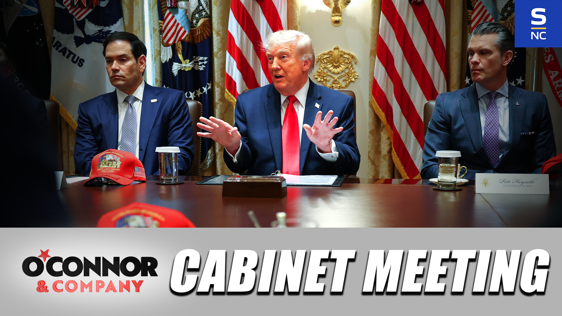 Trump Convenes Cabinet Meeting At White House