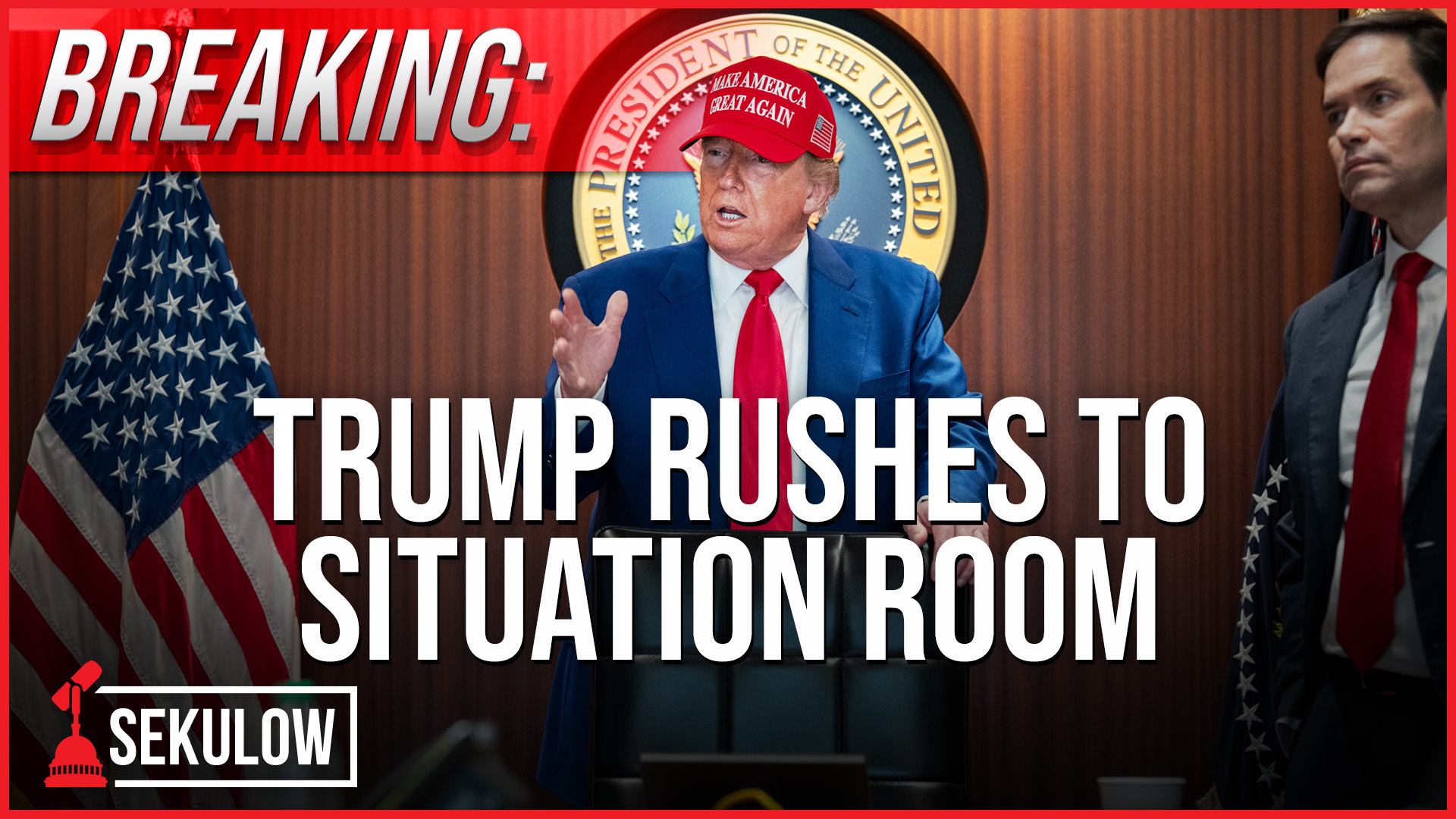 Trump Rushes To Situation Room