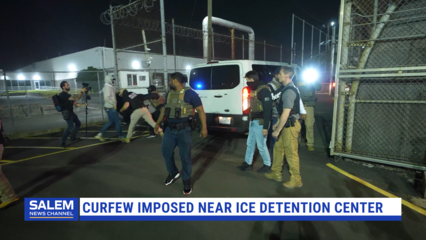 Newark Imposes Curfew Near Immigration Detention Center After Days of Protests