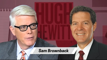 Sam Brownback joined Hugh to talk about his new book “China’s War on Faith”