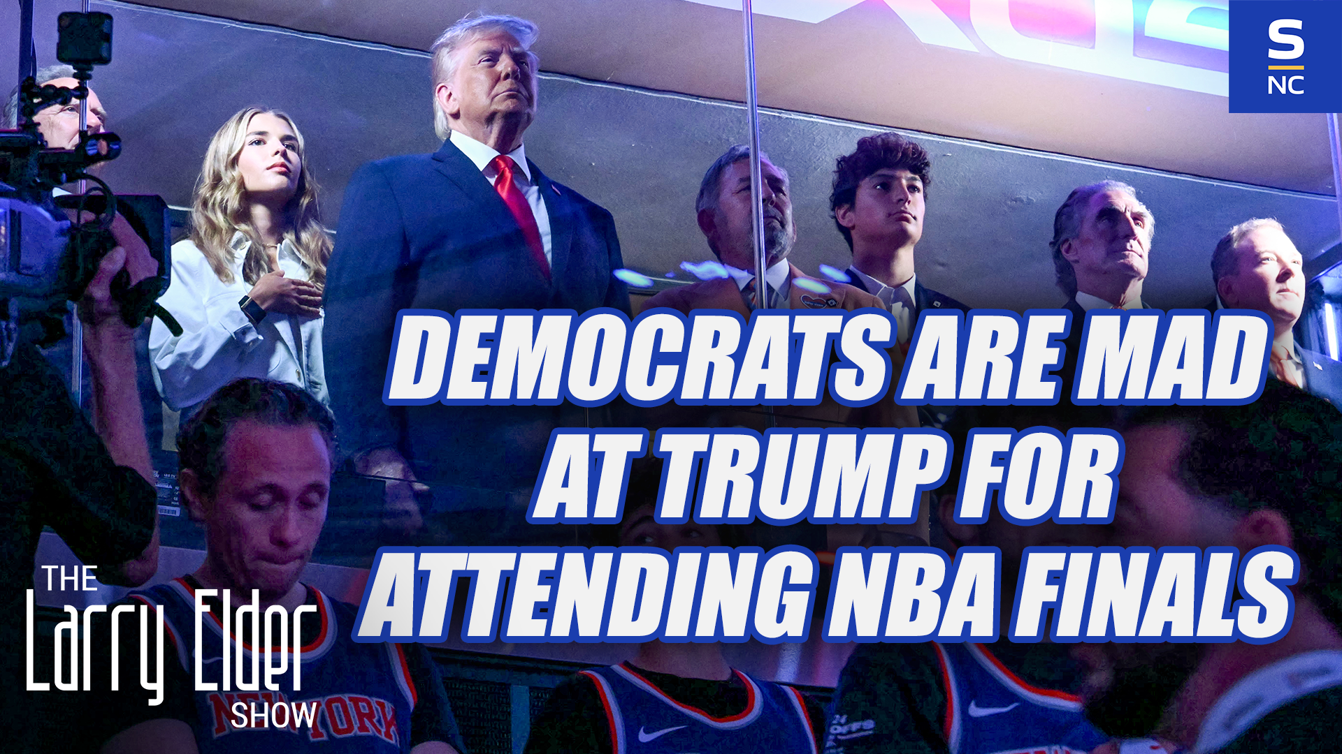 Democrats Are Mad at Trump for Attending NBA Finals