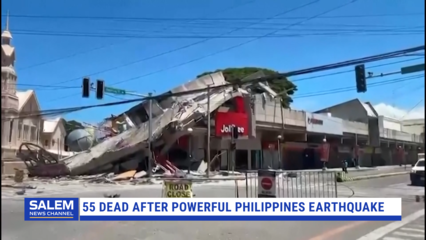 55 Dead After Powerful Philippines Earthquake