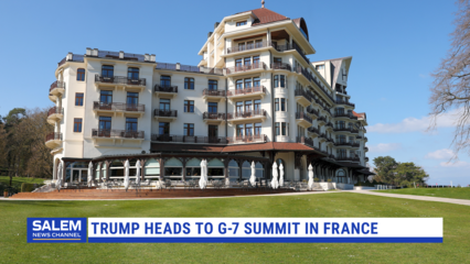 Trump Heads To G-7 Summit In France