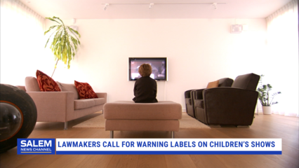 Lawmakers Call For Warning Labels On Children's Shows