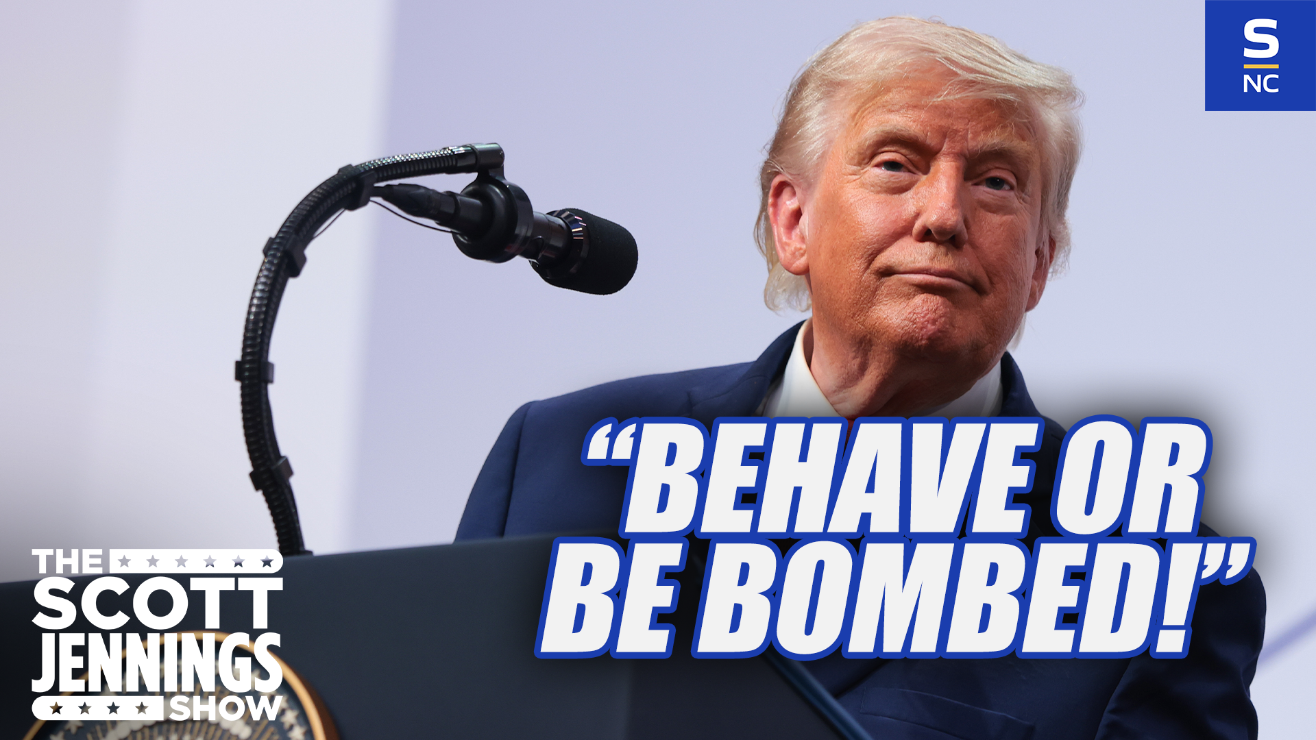 Trump: "If Iran Doesn't Behave, We Will Bomb Them Again."