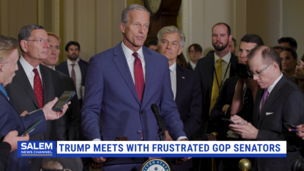 Trump Meets With GOP Senators Amid Internal Party Tensions