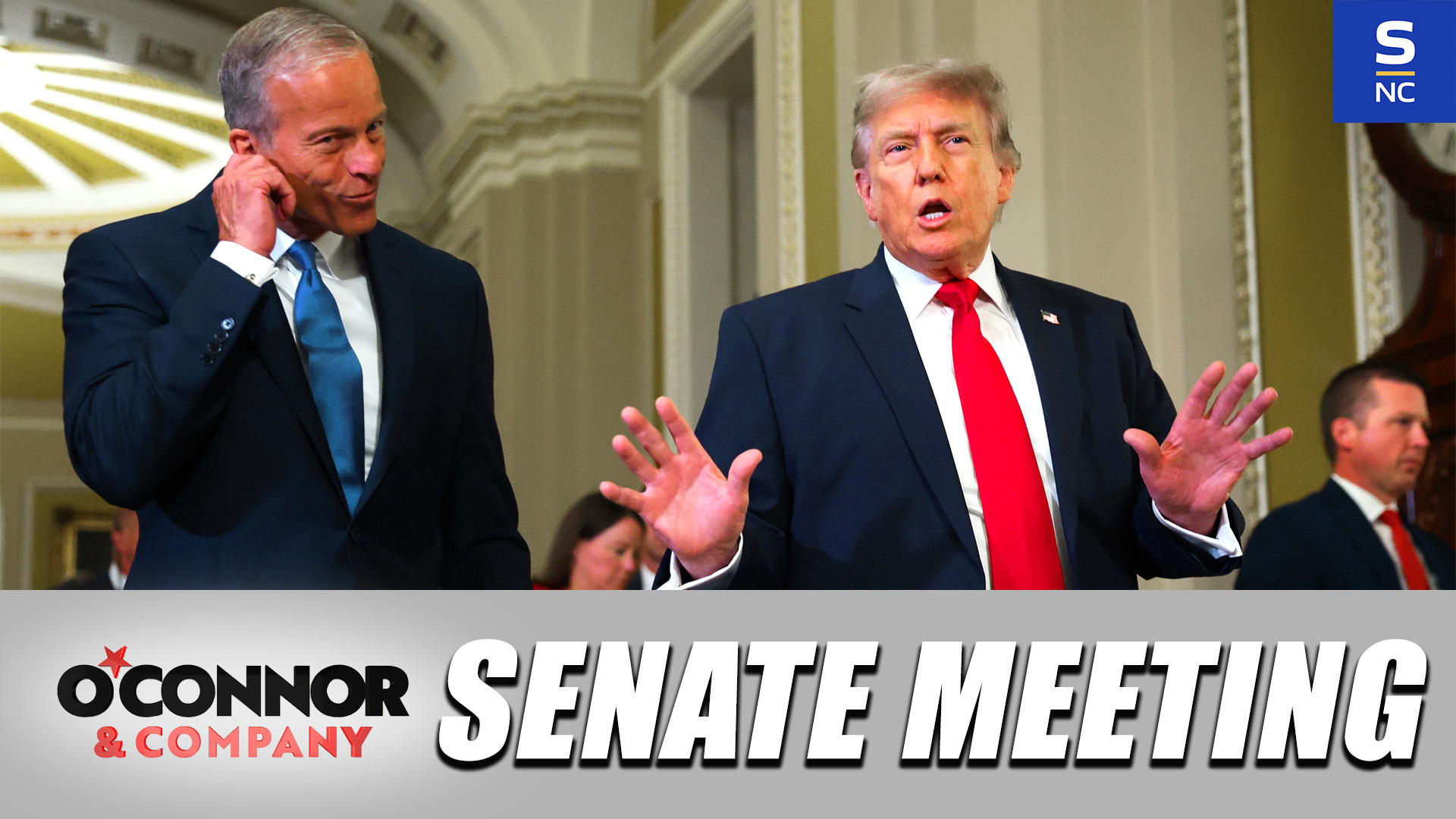 Trump Meets With GOP Senators Over Save Act