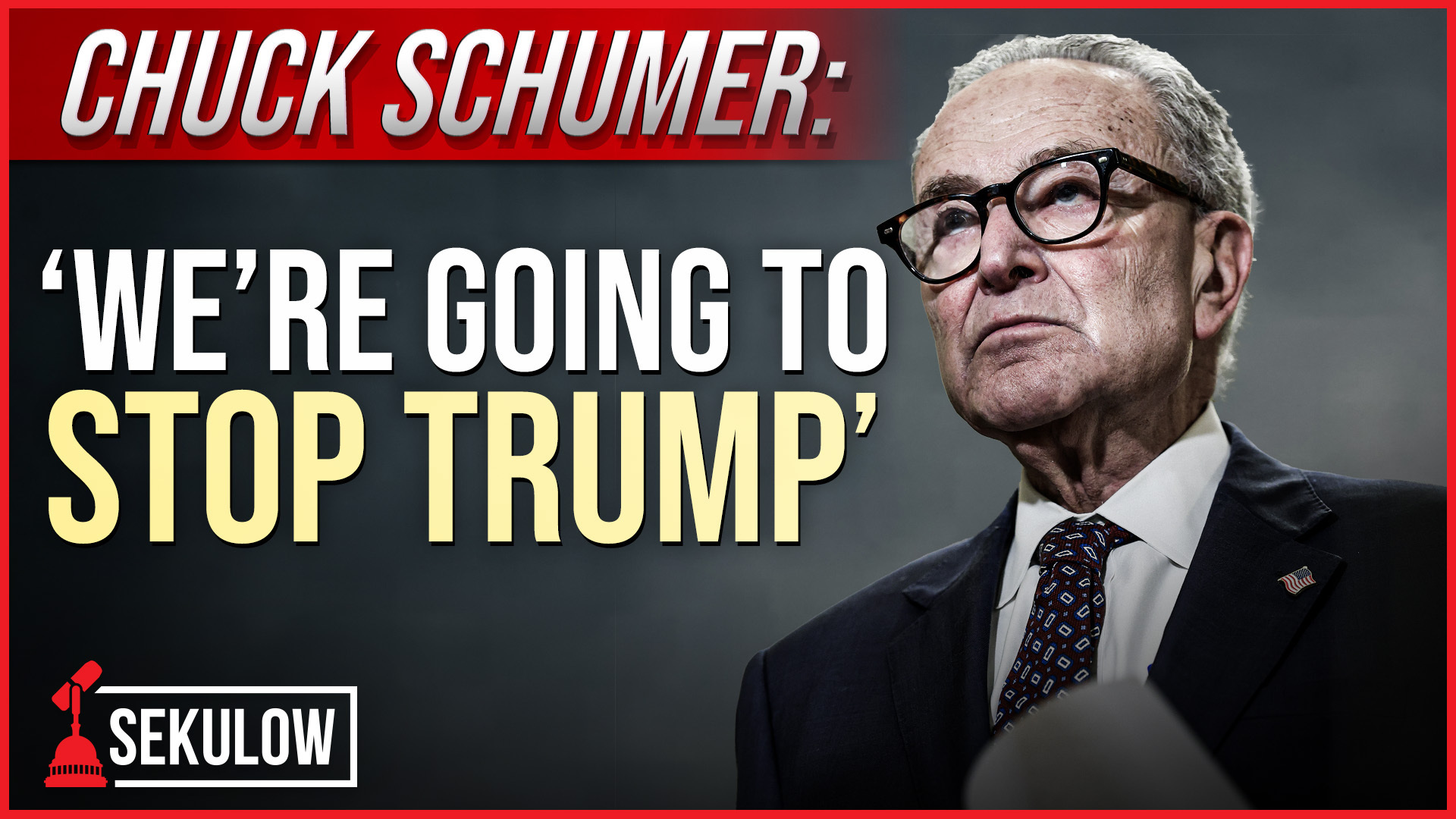 Chuck Schumer: 'We're Going To Stop Trump'