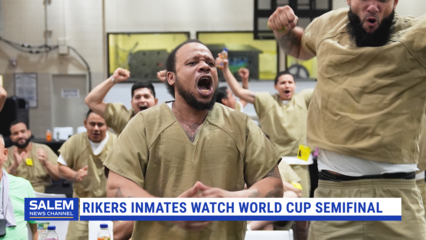 Rikers Island Inmates Watch World Cup Semifinal