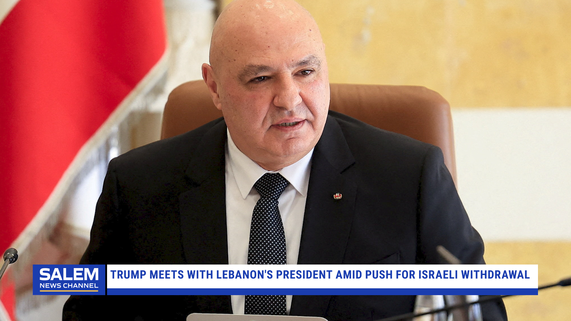 Trump Meets With Lebanon's President Amid Push For Israeli Withdrawal