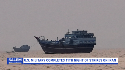 U.S. Military Completes 11th Consecutive Night Of Strikes On Iran