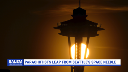 Police Search for Two Men Who Parachuted From Seattle's Space Needle