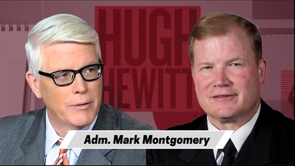 Rear Adm. Mark Montgomery joined Hugh to provide his updated assessment of the battle with Iran