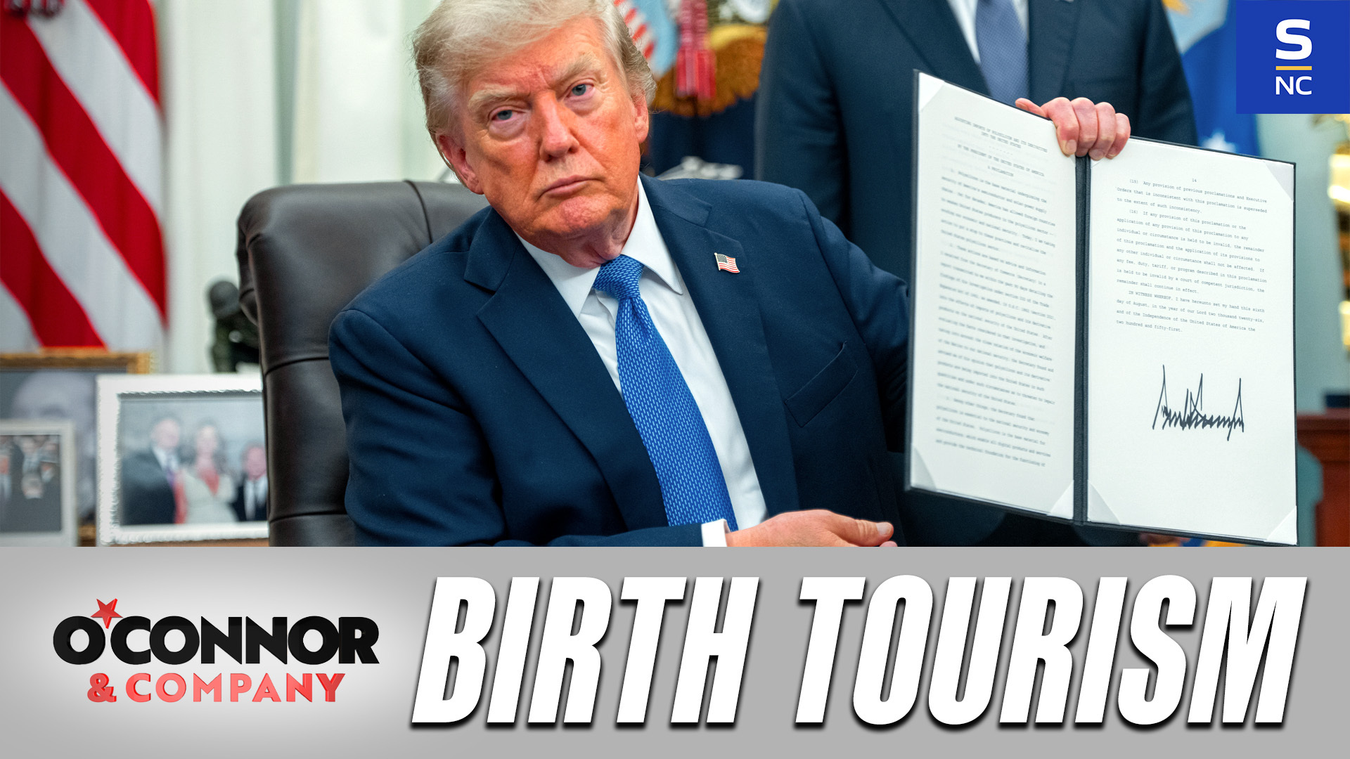 Trump Signs Executive Order On Birth Tourism