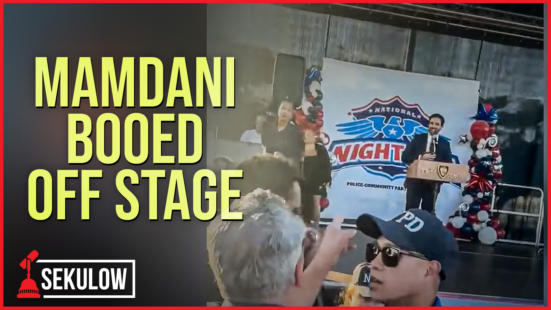 Mamdani Booed Off Stage