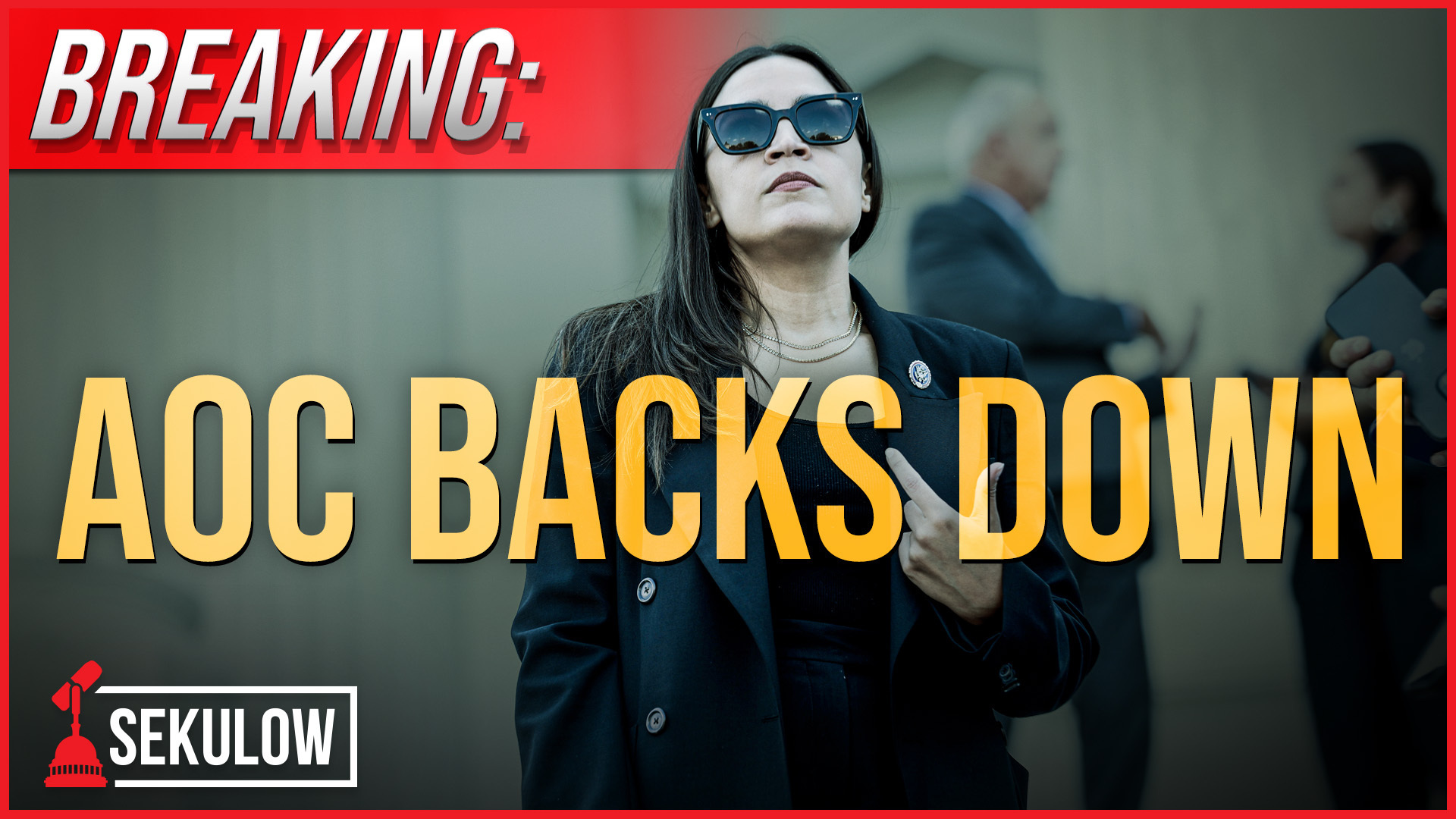 AOC Backs Down