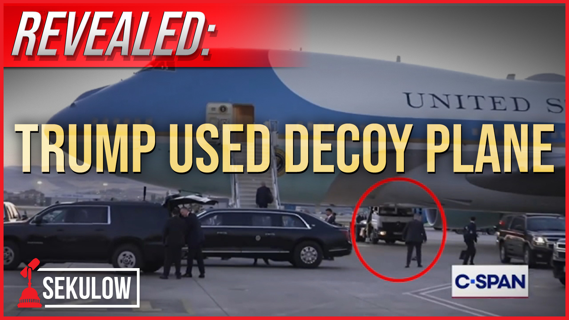 Trump Used A Decoy Plane