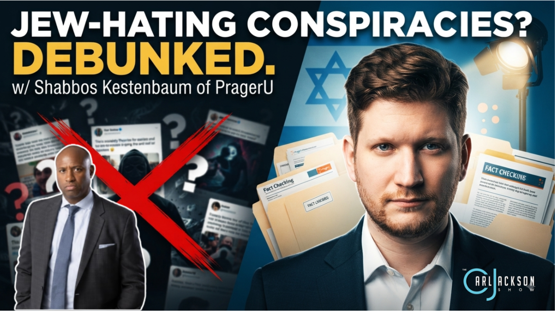 Debunking The Biggest Jew-Hating Conspiracies w/Shabbos Kestenbaum of PragerU