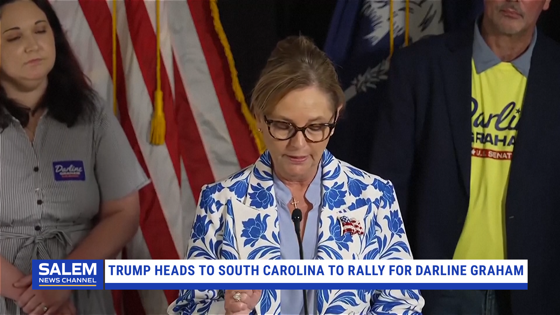 Trump Heads To South Carolina to Rally For Darline Graham