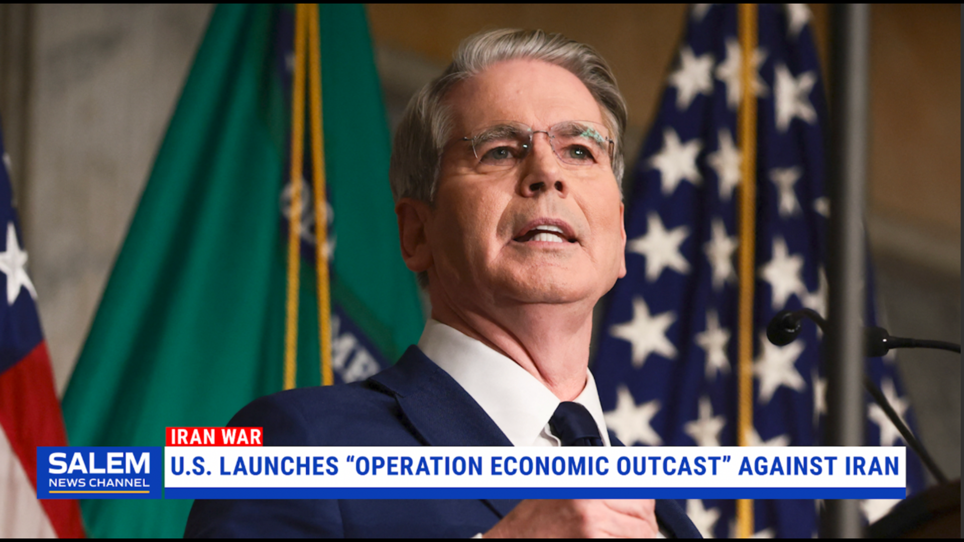 Bessent Says New U.S. Sanctions Aim To Block All Potential Sources Of Revenue For Iran
