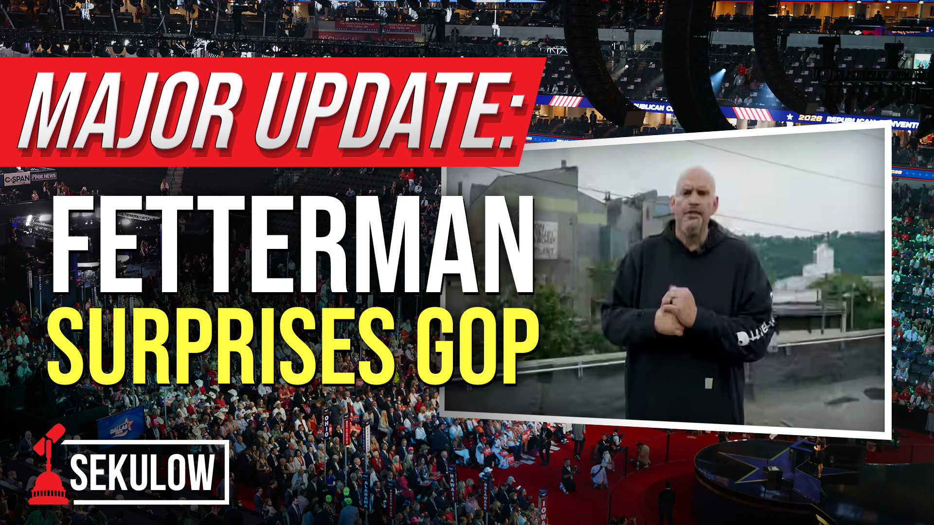 Fetterman Surprises GOP At Midterm Convention