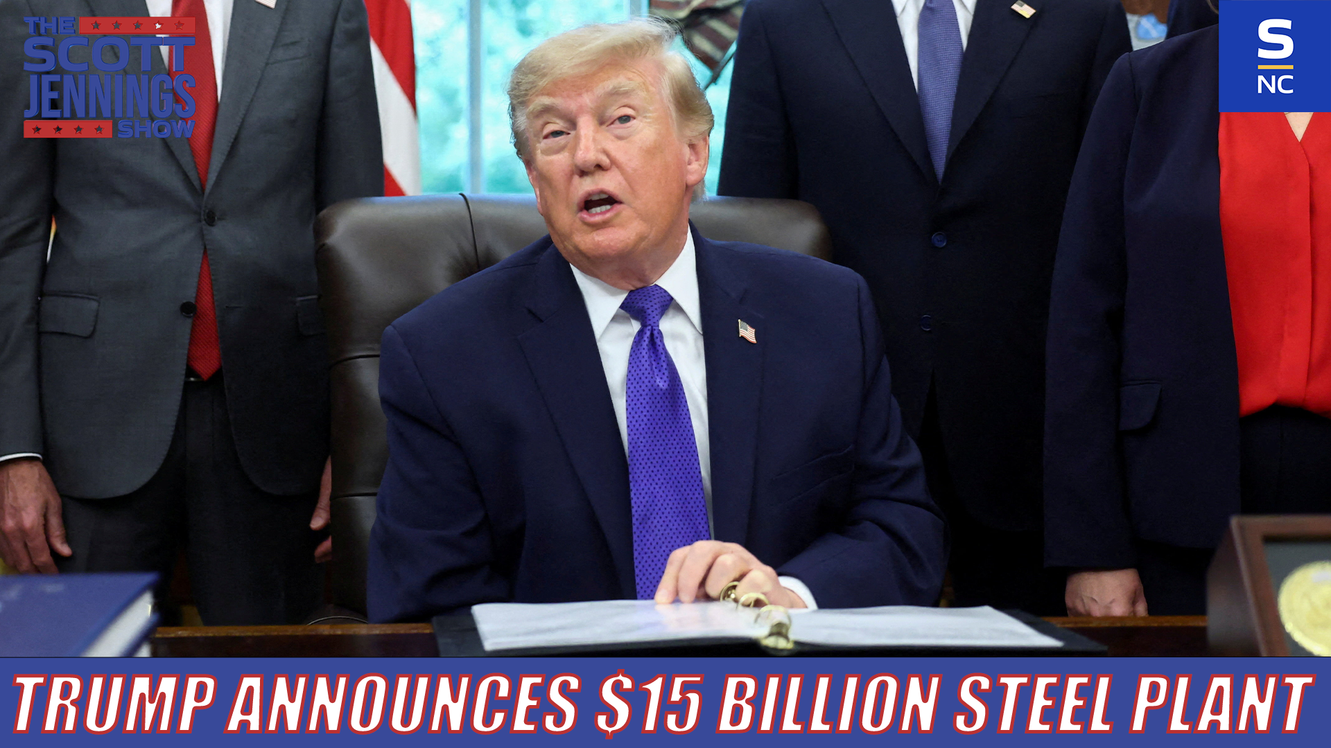 BREAKING NEWS: TRUMP ANNOUNCES $15 BILLION DOLLAR STEEL PLANT IN IOWA