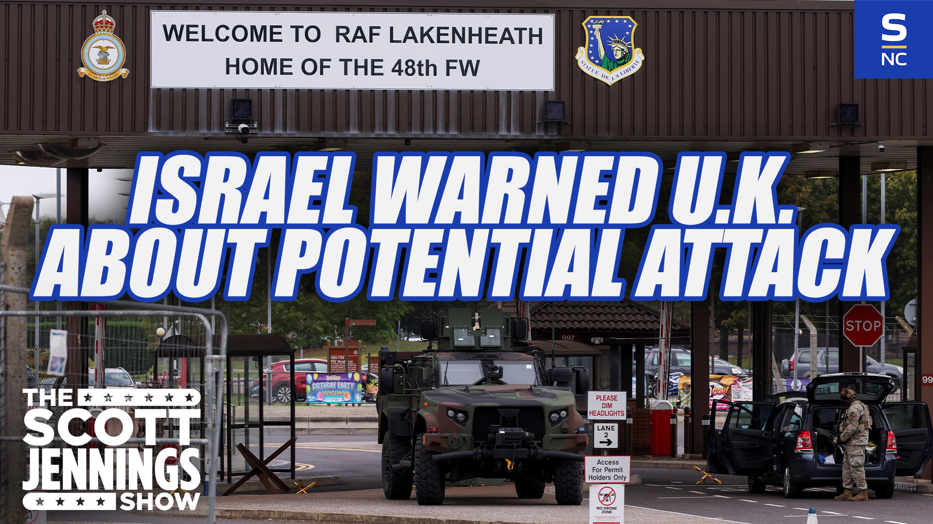 Israel Warned the U.K. About a Potential Attack at RAF