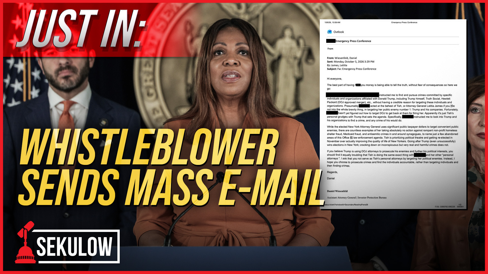 Whistleblower Sends Mass E-Mail