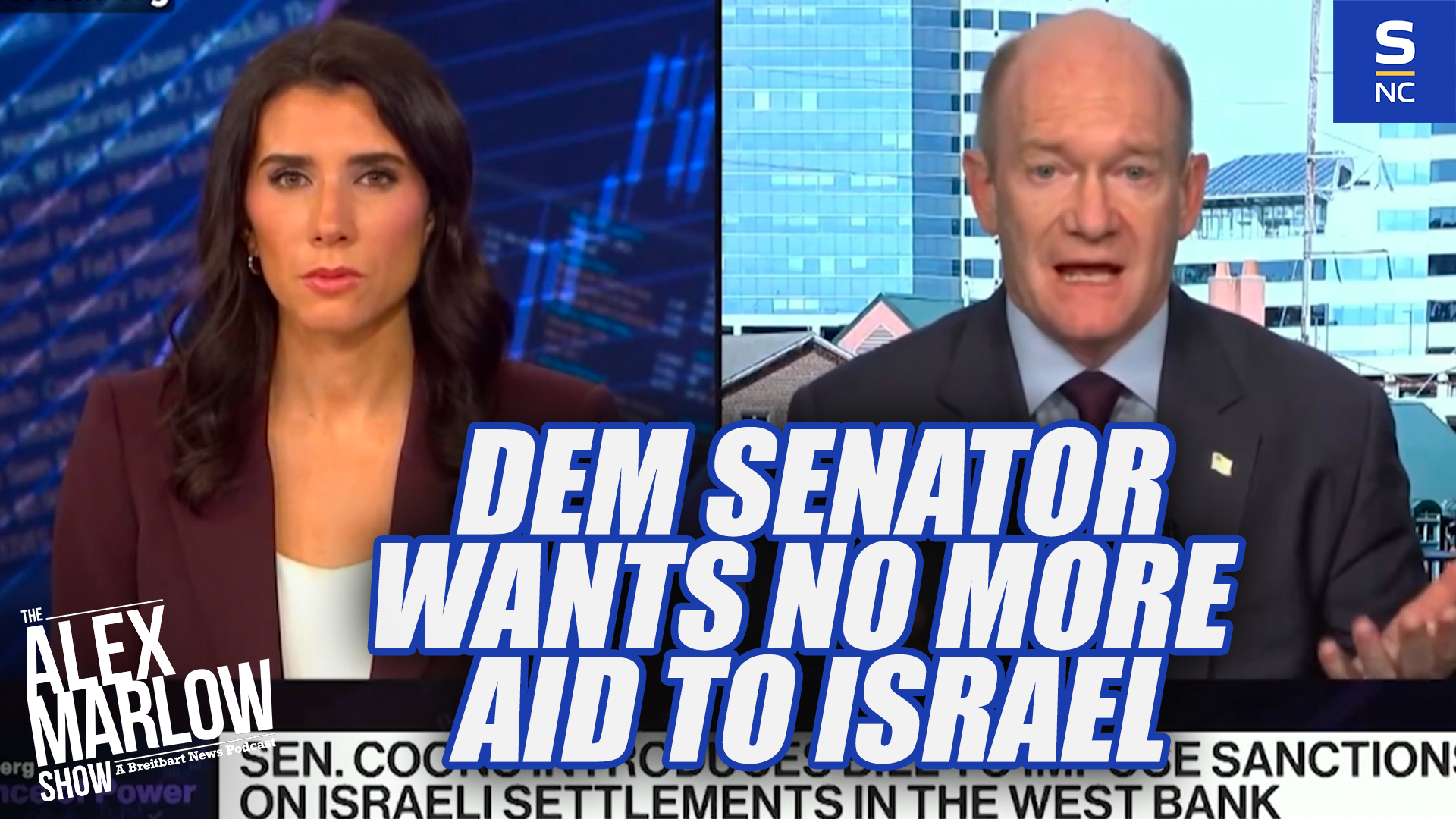 Dem Senator Coons Wants America to Cut Off All Aid to Israel