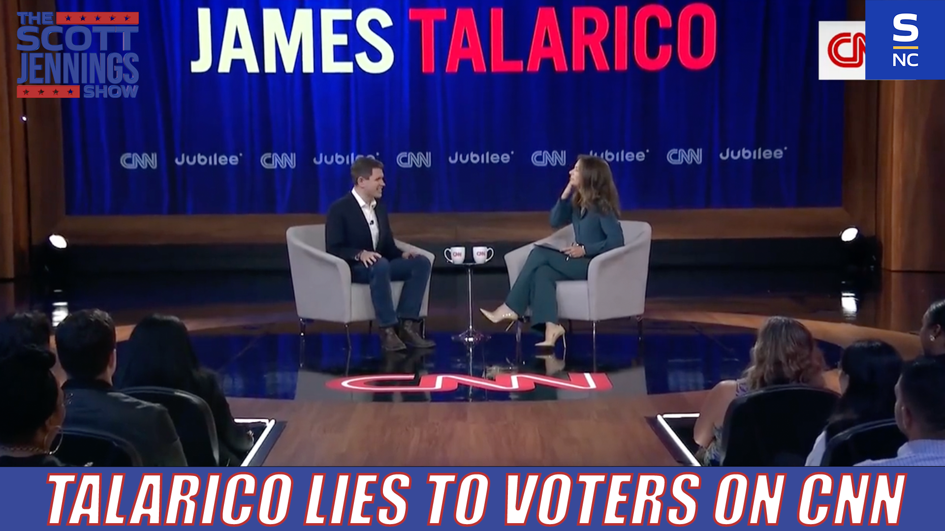 JAMES TALARICO LIES TO VOTERS ON CNN
