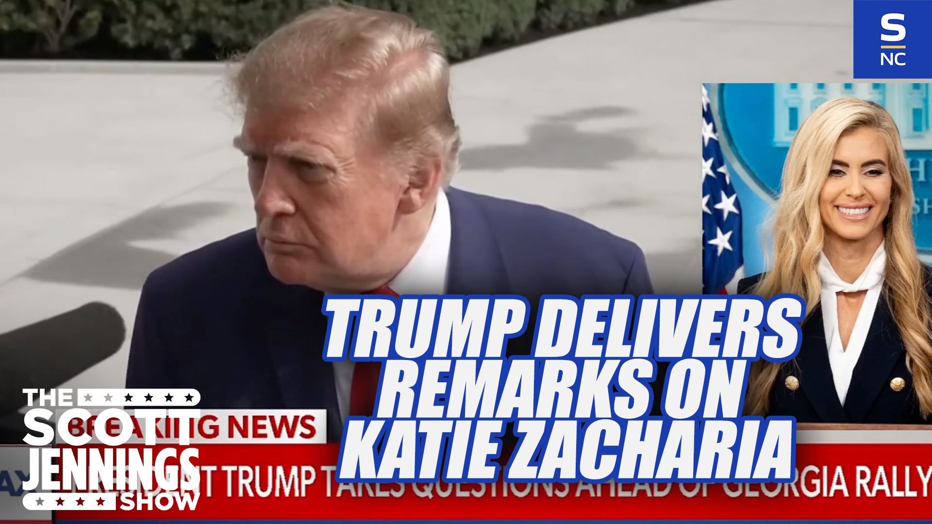 President Trump Delivers Remarks on Katie Zacharia