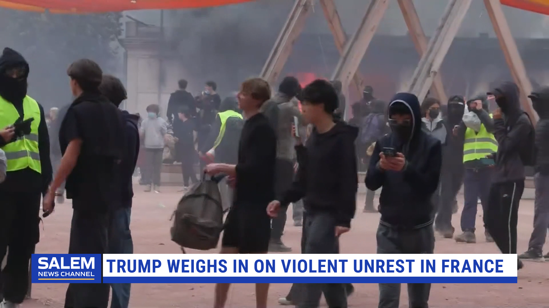 Trump Weighs In On Violent Unrest In France, Says Similar Scenes Won't ...